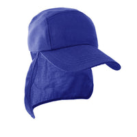 Kids Polycotton Legionnaire Cap with Adjustable Closure thumbnail 3 kids polycotton legionnaire cap - madhats.com.au