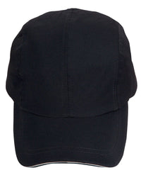 Flex Bamboo Eco-Friendly 6-Panel Unstructured Cap with Moisture-Wicking Sweatband thumbnail 46 lucky bamboo charcoal cap - madhats.com.au