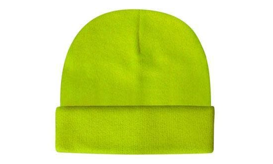 Luminescent Safety Acrylic Beanie - Toque - madhats.com.au