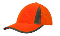 Luminescent Safety Cap with Reflective Inserts and Trim thumbnail 2