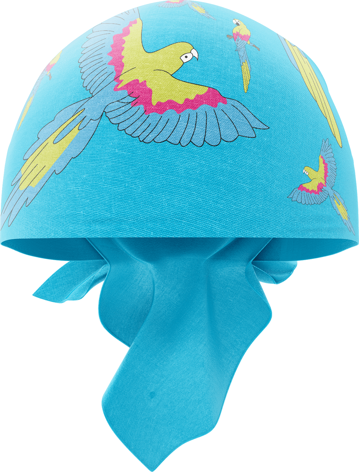 Majestic Macaw Lightweight Coolactive Bandannas - 560mm Square