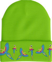 Majestic Macaw Insulated Beanie with Reflective Stripe thumbnail 4