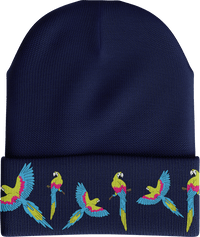 Majestic Macaw Insulated Beanie with Reflective Stripe thumbnail 2