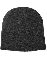 Marl Slouch Beanie Double Layer Knit Acrylic Hat thumbnail 3
