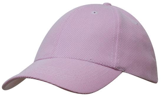 Structured Mesh Covered Cotton Twill Cap with Pre-Curved Peak
