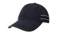 Microfibre Sports Cap with Piping and Sandwich thumbnail 4