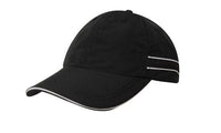 Microfibre Sports Cap with Piping and Sandwich thumbnail 1