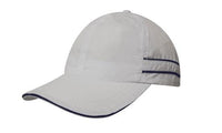 Microfibre Sports Cap with Piping and Sandwich thumbnail 2
