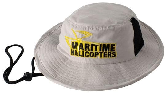 Microfibre Wide Brim Surf Hat with Mesh Ventilation