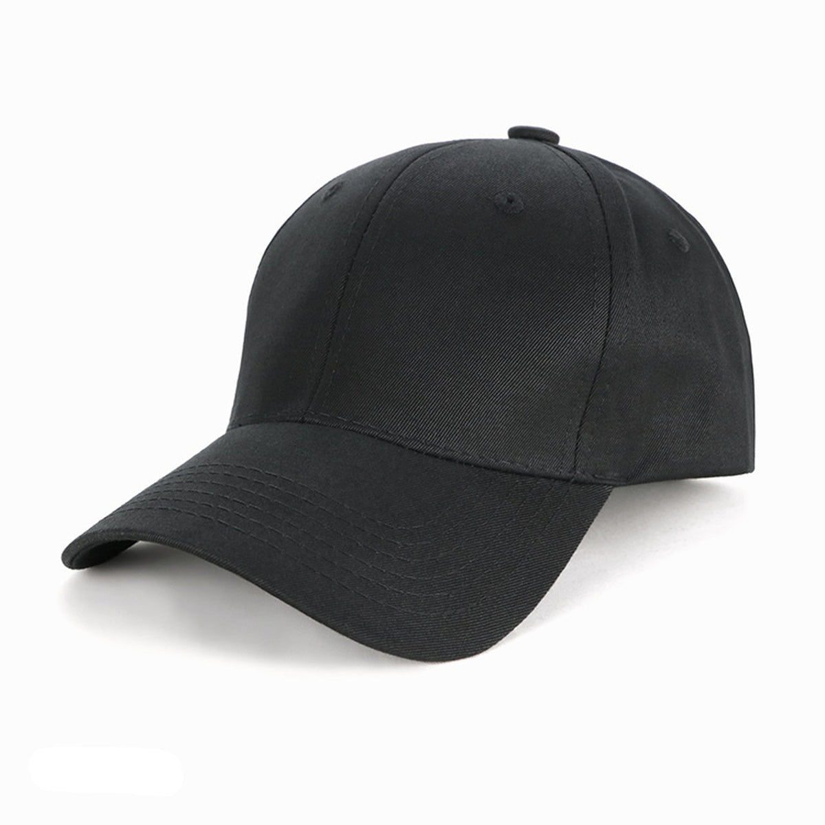 Organic Cotton Structured 6-Panel Cap with Adjustable Hook & Loop