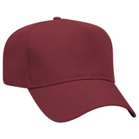 Otto Five Panel Pro Style Baseball Cap with Multiple Colorways thumbnail 6