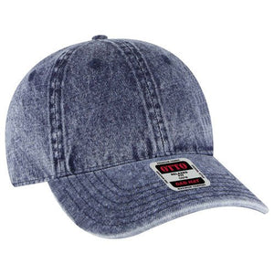 Ottocap 181248. Unstructured Low Profile Snow Washed - madhats.com.au