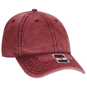 Ottocap 181248. Unstructured Low Profile Snow Washed - madhats.com.au