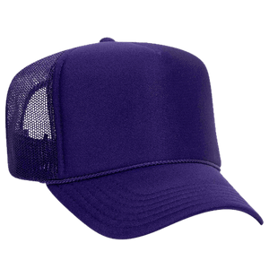 Ottocap 39165 High Crown Foam trucker with rope - madhats.com.au