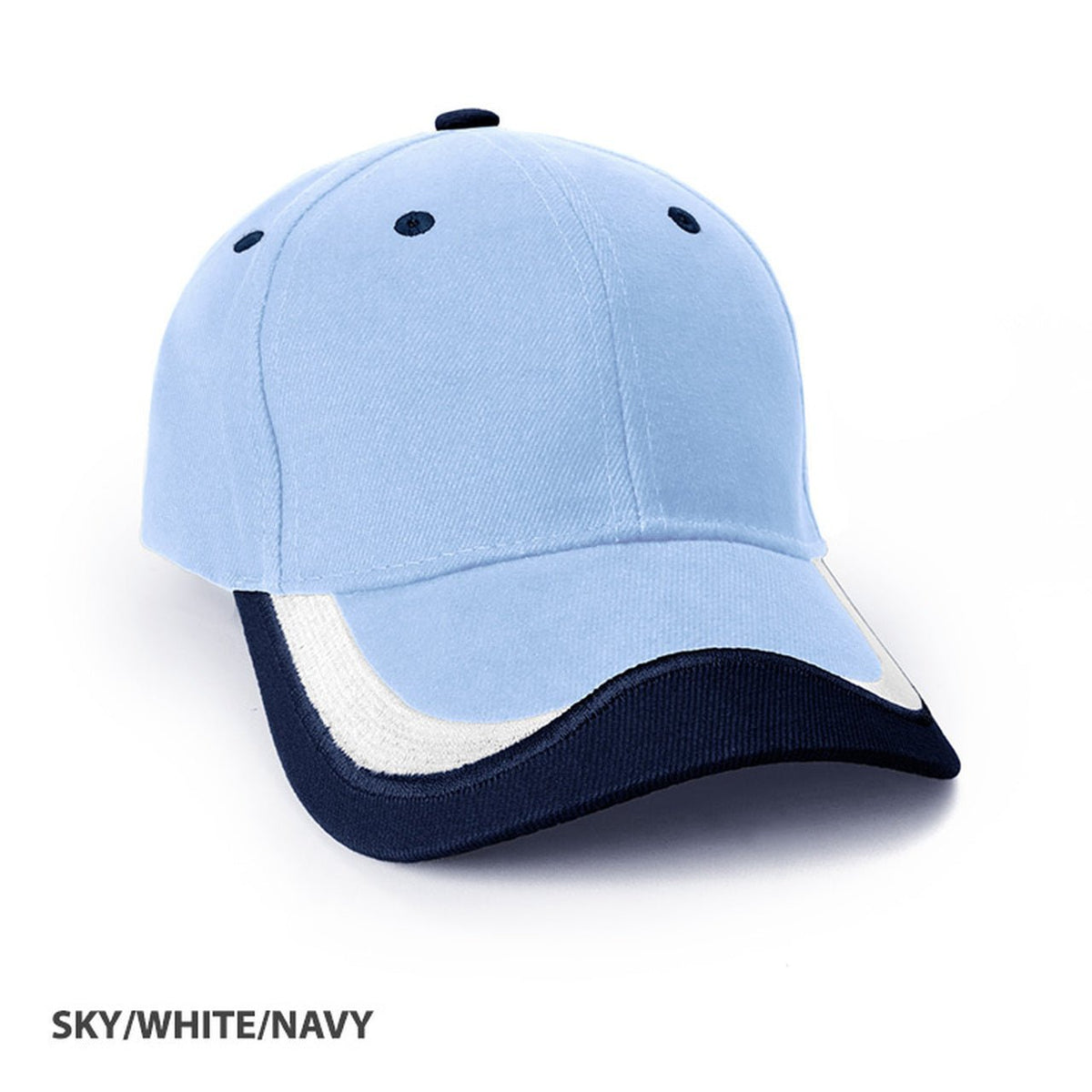Patriot Structured 6-Panel Cap with Pre-Curved Peak