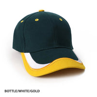 Patriot Structured 6-Panel Cap with Pre-Curved Peak thumbnail 2 patriot cap - madhats.com.au