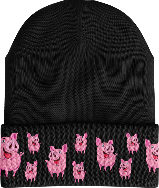 Percy Pig Beanie with 3M Thinsulate Insulation & Reflective Stripe