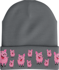 Percy Pig Beanie with 3M Thinsulate Insulation & Reflective Stripe thumbnail 3
