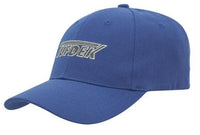 Structured 6-Panel PET/Cotton Cap with Pre-Curved Peak thumbnail 1 pet/cotton cap - madhats.com.au