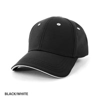 Structured PET/Cotton Sandwich Cap with Eco Label & Adjustable Strap thumbnail 3 pet/cotton sandwich cap - madhats.com.au