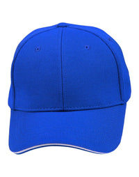 Pique Mesh Contrast Sandwich 6-Panel Structured Cap thumbnail 7 pique mesh contarst sandwich - madhats.com.au