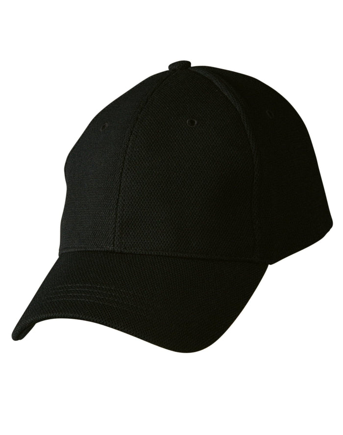 Pique mesh structured cap. - madhats.com.au