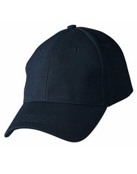 Pique Mesh Structured Cap with Adjustable Strap and Curved Brim thumbnail 2 pique mesh structured cap. - madhats.com.au