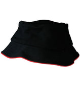 Pique mesh with sandwich trim bucket hat thumbnail 1