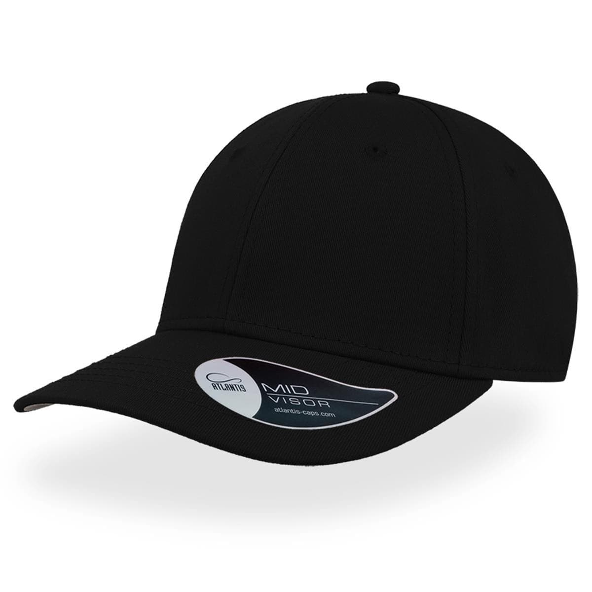 Structured Cotton Blend Pitcher Cap with Contrasting Underbill