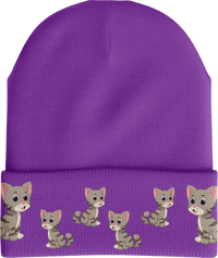 Playful Pussycat Insulated Beanie with Reflective Stripe thumbnail 3
