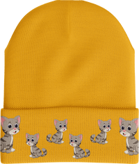 Playful Pussycat Insulated Beanie with Reflective Stripe thumbnail 4