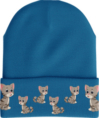 Playful Pussycat Insulated Beanie with Reflective Stripe thumbnail 2