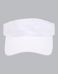 Premium Twill Polo Visor with Adjustable Velcro Closure thumbnail 7 polo twill visor - madhats.com.au
