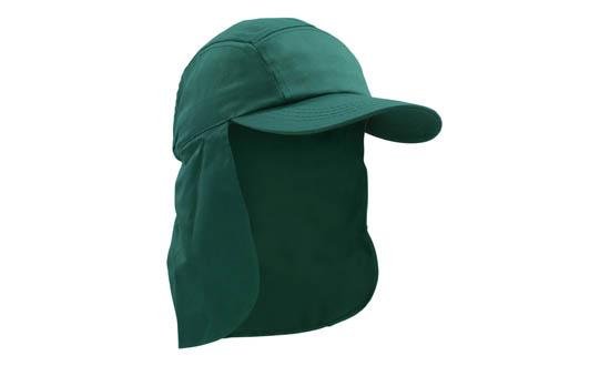 Poly Cotton Legionnaire Cap with Adjustable Plastic Strap