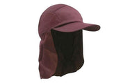 Poly Cotton Legionnaire Cap with Adjustable Plastic Strap thumbnail 5