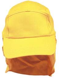 Kids Poly Cotton Legionnaire Cap with Adjustable Velcro Strap thumbnail 3 poly cotton legionnaire hat - madhats.com.au