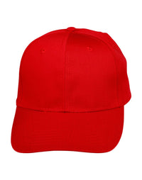 Polycotton Twill Structured 6-Panel Cap with Velcro Closure thumbnail 3