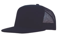 Premium American Twill A Frame Cap with Mesh Back thumbnail 1
