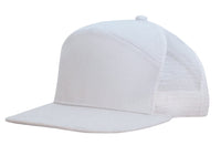 Premium American Twill A Frame Cap with Mesh Back thumbnail 2