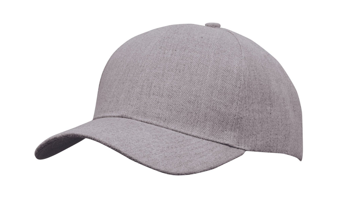 Premium American Twill Structured 6-Panel Cap with Pre-Curved Peak