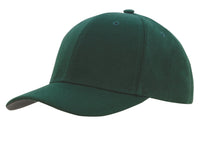 Premium American Twill 6-Panel Cap with Contrast Peak Under thumbnail 8