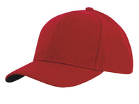 Premium American Twill 6-Panel Cap with Contrast Peak Under thumbnail 3