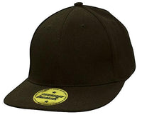 Premium Structured 6-Panel Snapback Cap with Flat Peak thumbnail 1