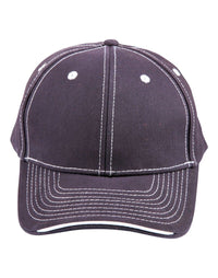 Contrast Trim Baseball Cap with Dual-Color Brim and Crown thumbnail 2