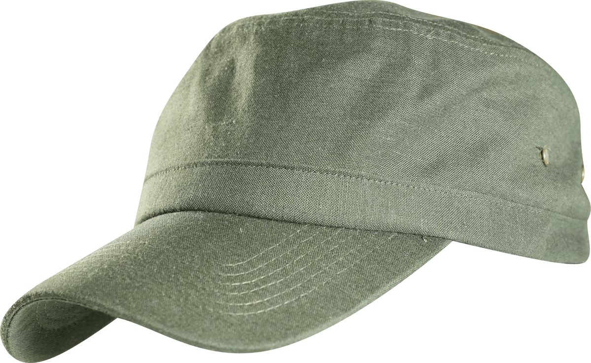 Premium Hemp Military Cap