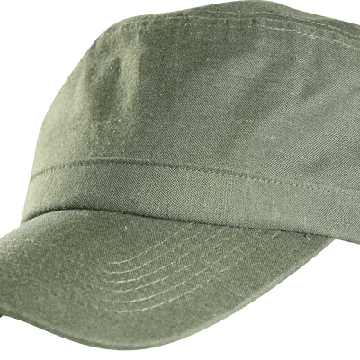Premium Hemp Military Cap