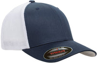 Yupoong Flexfit Two-Tone Cotton Twill Mesh Cap thumbnail 5