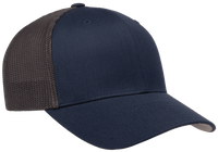 Yupoong Flexfit Two-Tone Cotton Twill Mesh Cap thumbnail 9