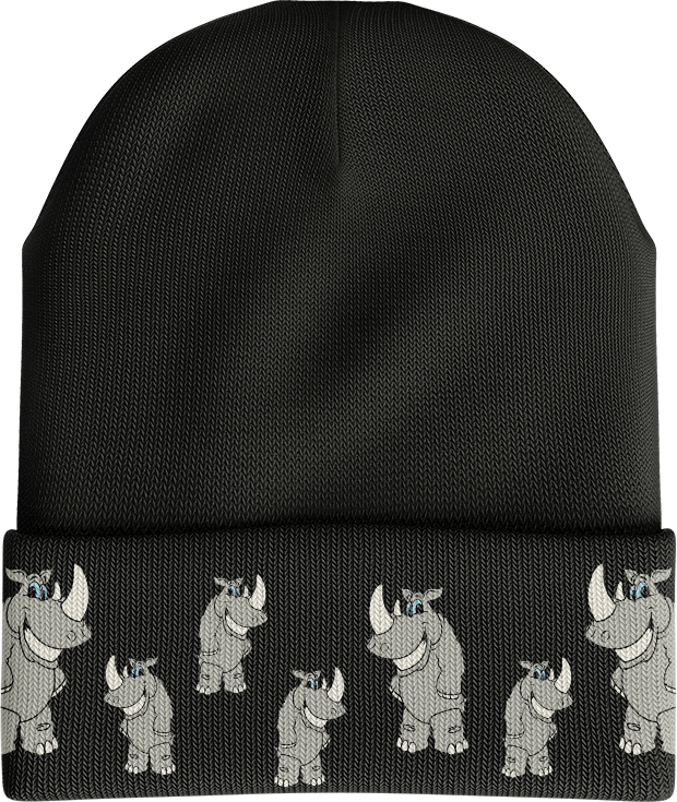 Racy Rhino Reflective Insulated Beanie with 3M Thinsulate