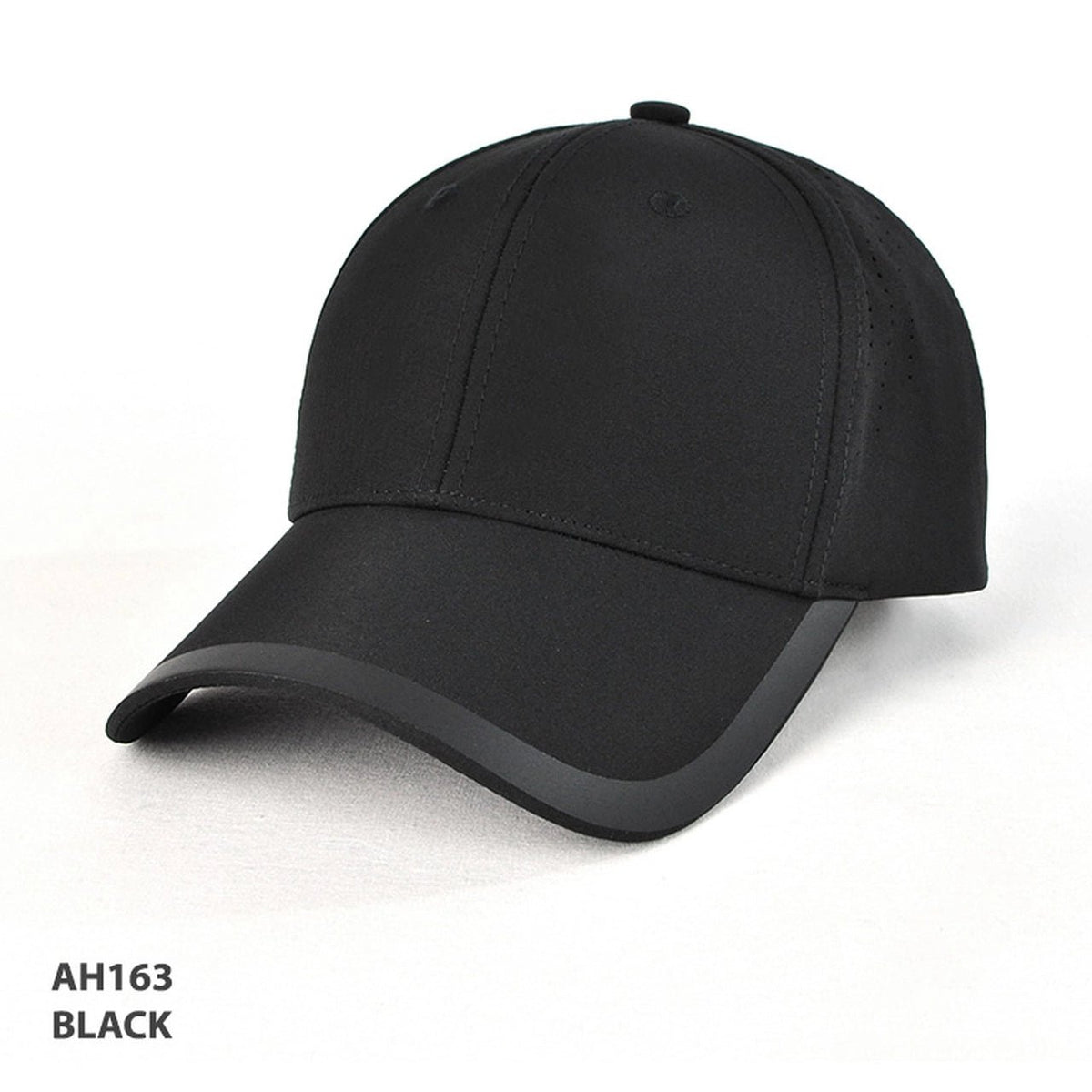 Reflex Lightweight Ventilated 6-Panel Cap with Hook & Loop Fastener